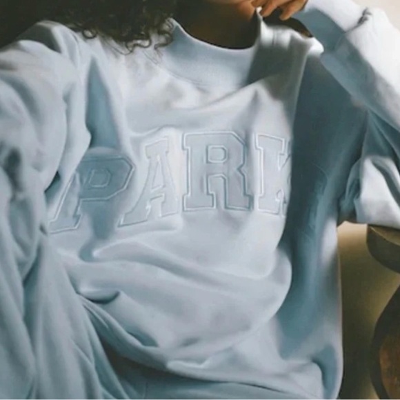 Parke Blue Mockneck